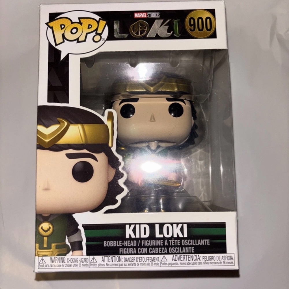 Funko Pop! Kid Loki Figure in Green & Gold